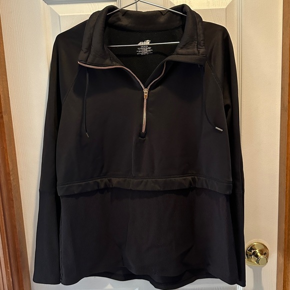 Avia Tops - Avia Black Pullover with Half-Zip
